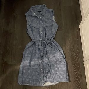 Tommy Hilfiger Baby Blue polkadot dress Size 8